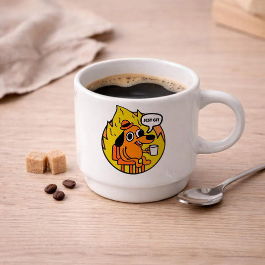 Filiżanka 250 ml z nadrukiem "jest git"