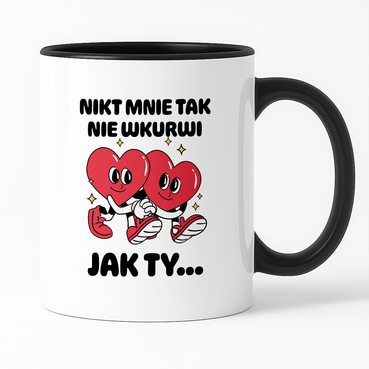 Kubek z nadrukiem "Nikt mnie tak nie wkurwi jak Ty"