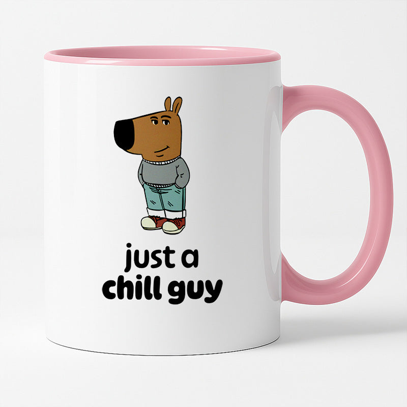 Kubek z nadrukiem "just a chill guy"