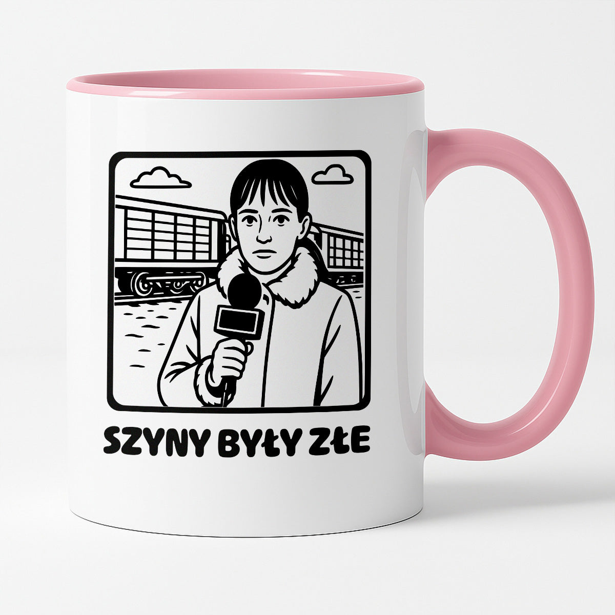 Kubek z nadrukiem - HITY POLSKIEGO INTERNETU - "Szyny były złe..."