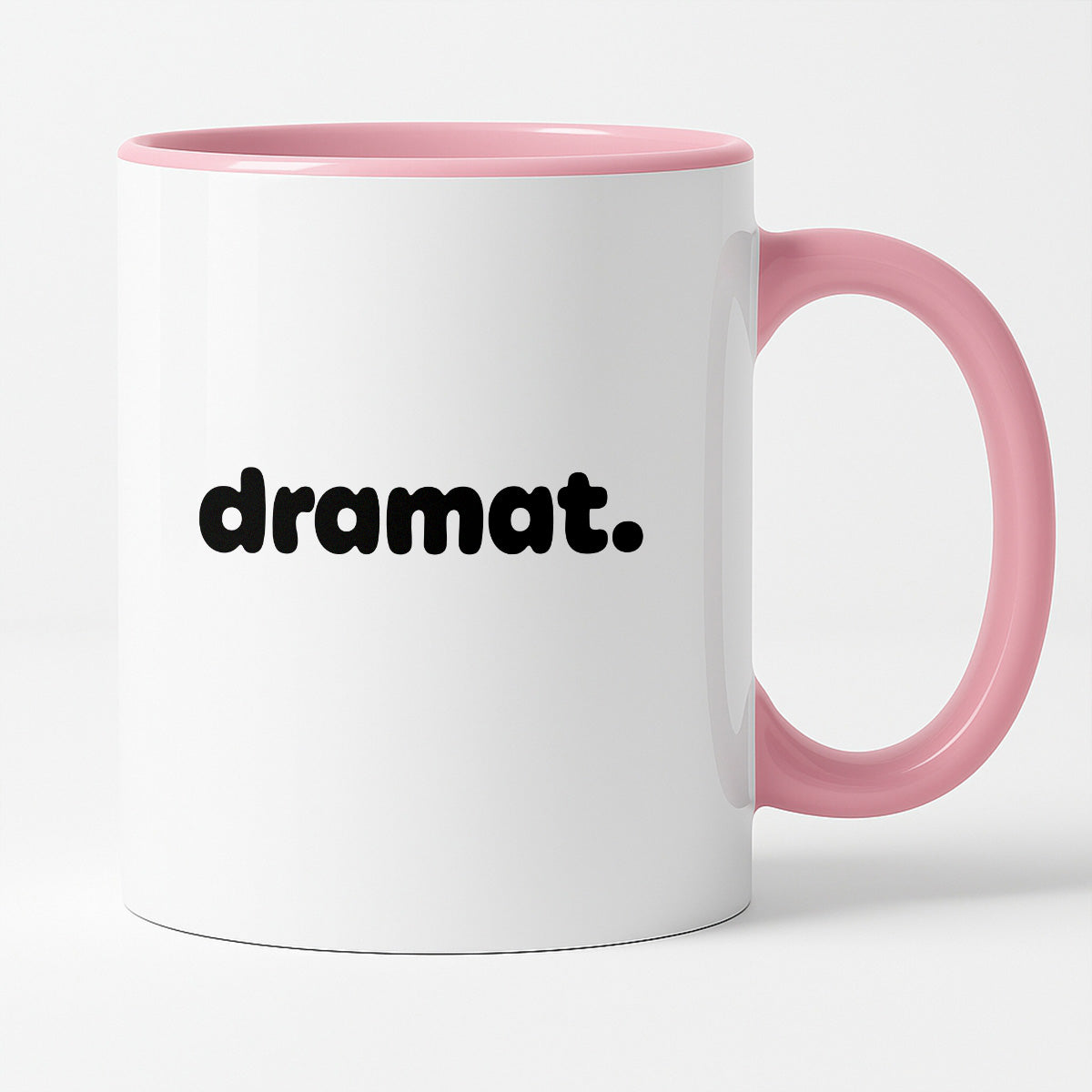 Kubek z nadrukiem - "dramat."