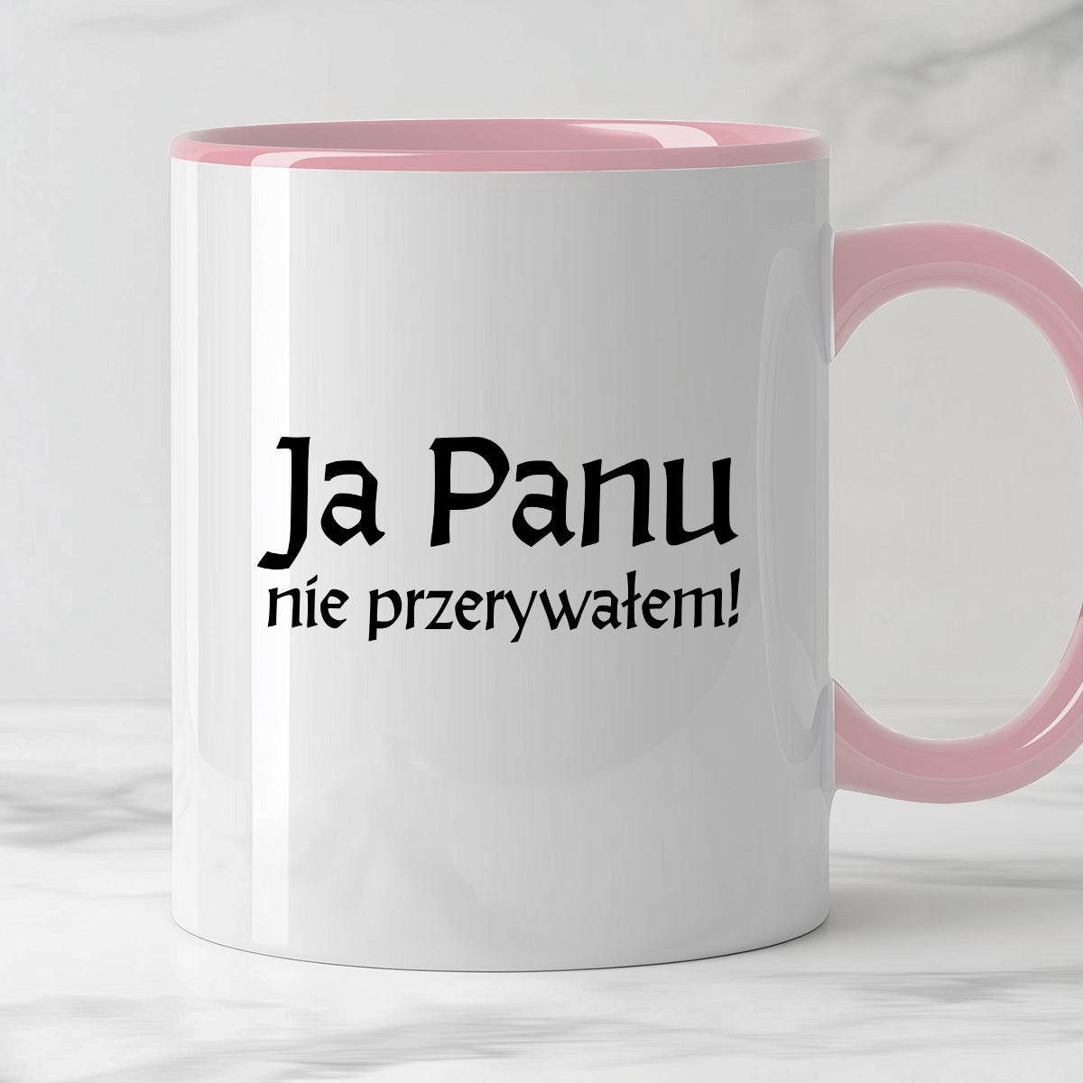 Kubek z nadrukiem "Ja Panu nie przerywałem!" v2