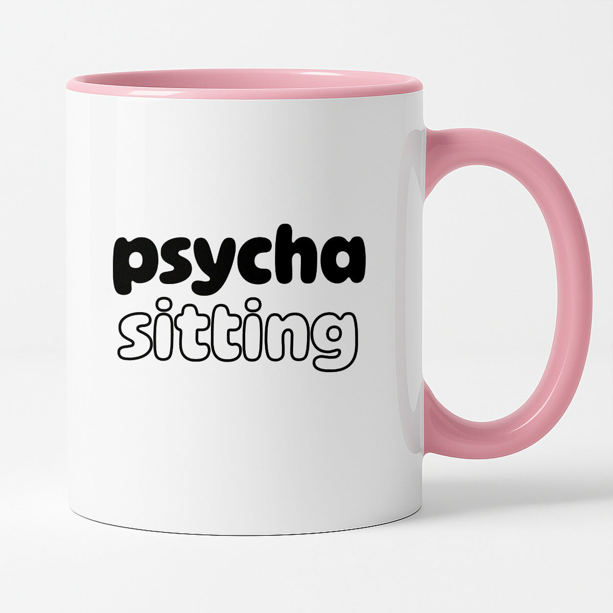 Kubek z nadrukiem - "Psycha sitting"