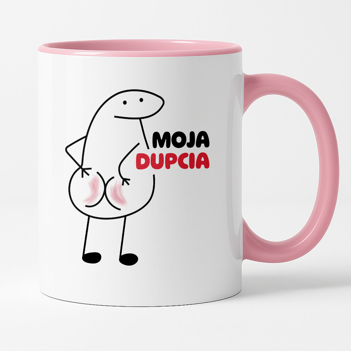 Kubek z nadrukiem "Moja dupcia"