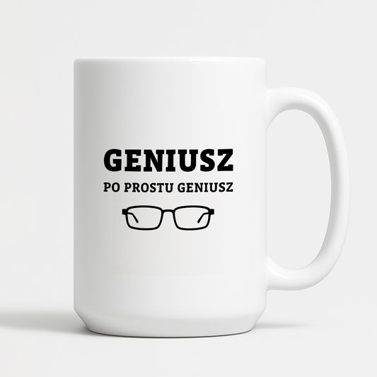 Kubek z nadrukiem - "GENIUSZ po prostu geniusz"