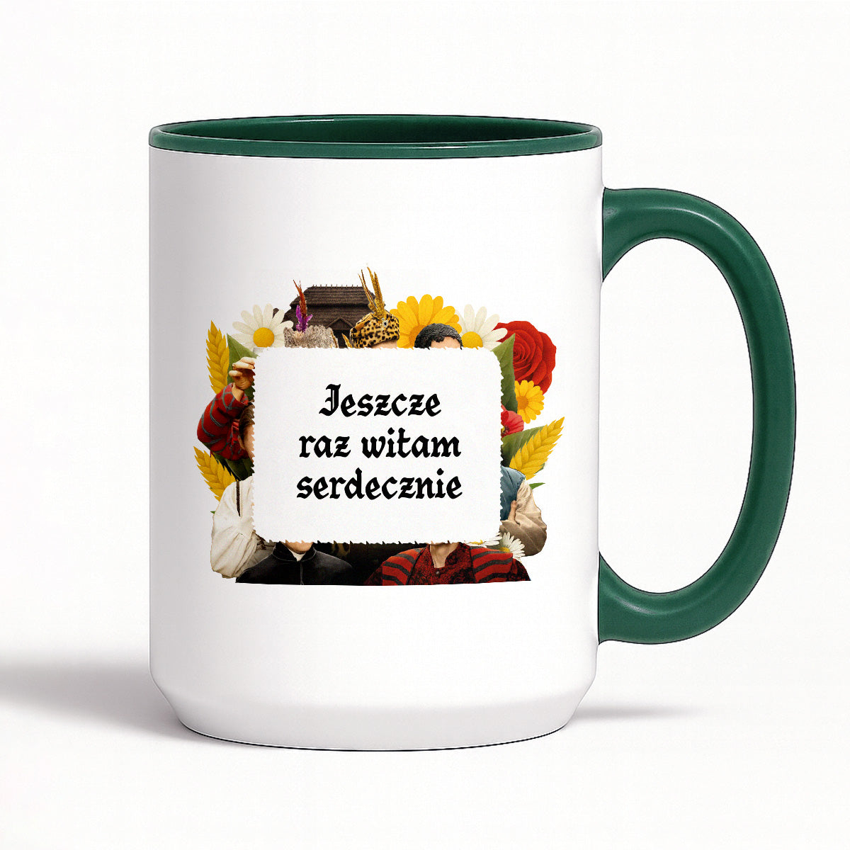 Kubek z nadrukiem "Jeszcze raz witam serdecznie" NOWE 1670