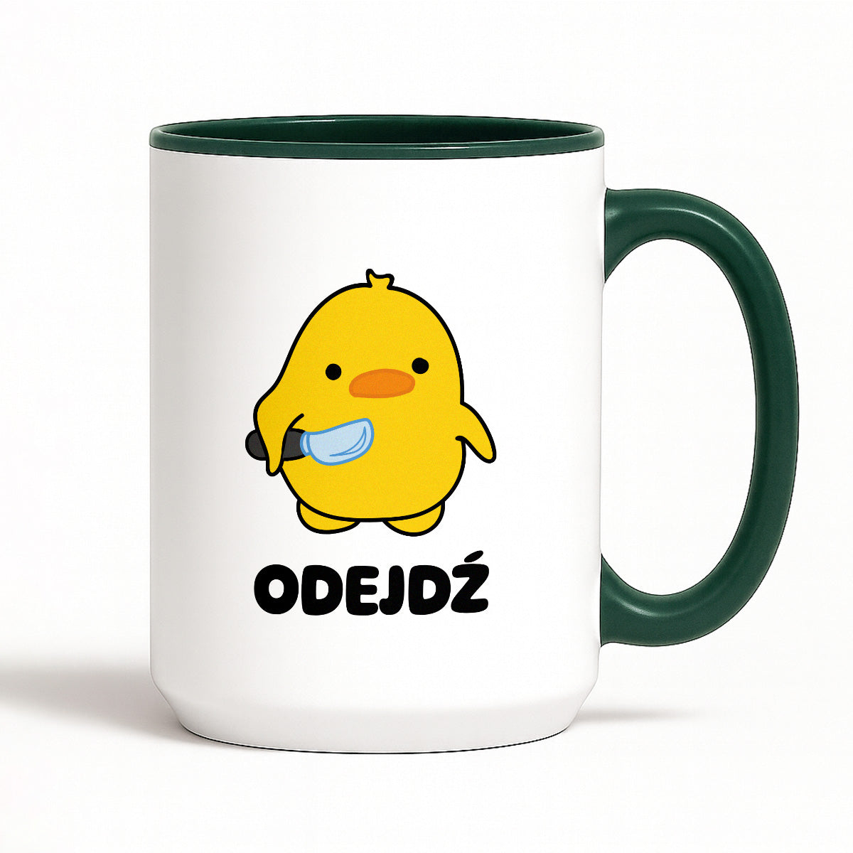 Kubek z nadrukiem - "Odejdź"