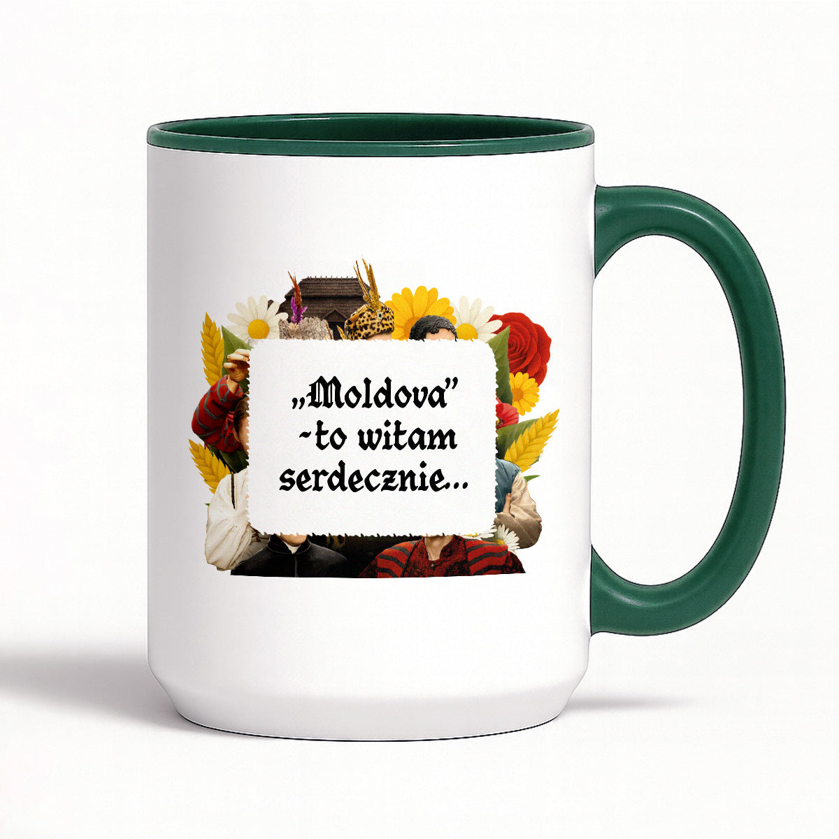 Kubek z nadrukiem "„Moldova” to witam serdecznie..." NOWE 1670