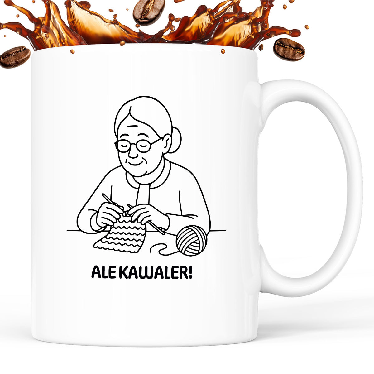 Kubek dla Babci / Dziadka - "Ale Kawaler!"