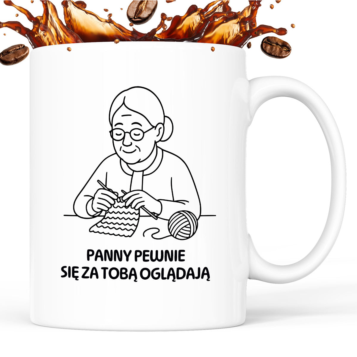 Kubek dla Babci / Dziadka - "Panny pewnie się za Tobą oglądają"