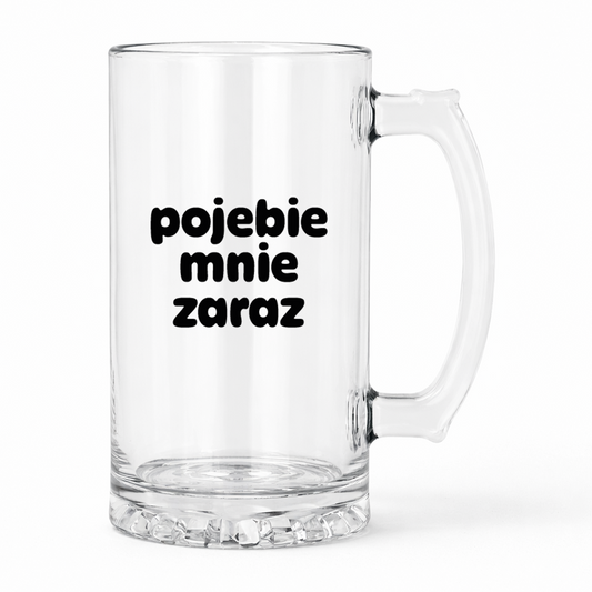 KUFEL z nadrukiem "pojebie mnie zaraz"