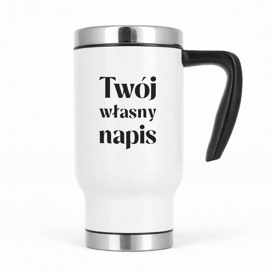 Kubek termiczny COMFORT 480 ml z własnym napisem - III