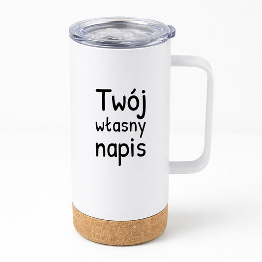 Kubek termiczny STYLE 500 ml z własnym napisem - I