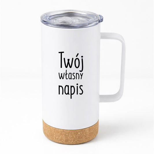 Kubek termiczny PREMIUM 500 ml z własnym napisem - II
