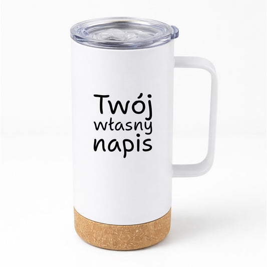 Kubek termiczny PREMIUM 500 ml z własnym napisem - IV