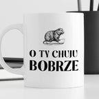 Kubek z nadrukiem "O Ty chuju bobrze" 330 ml