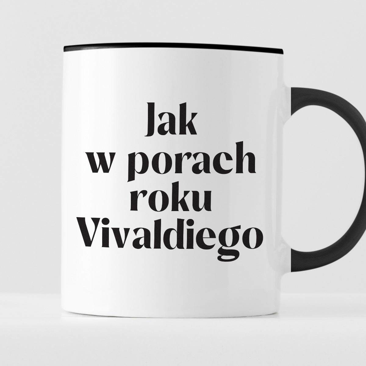 Kubek z nadrukiem "Jak w porach roku Vivaldiego" 330 ml
