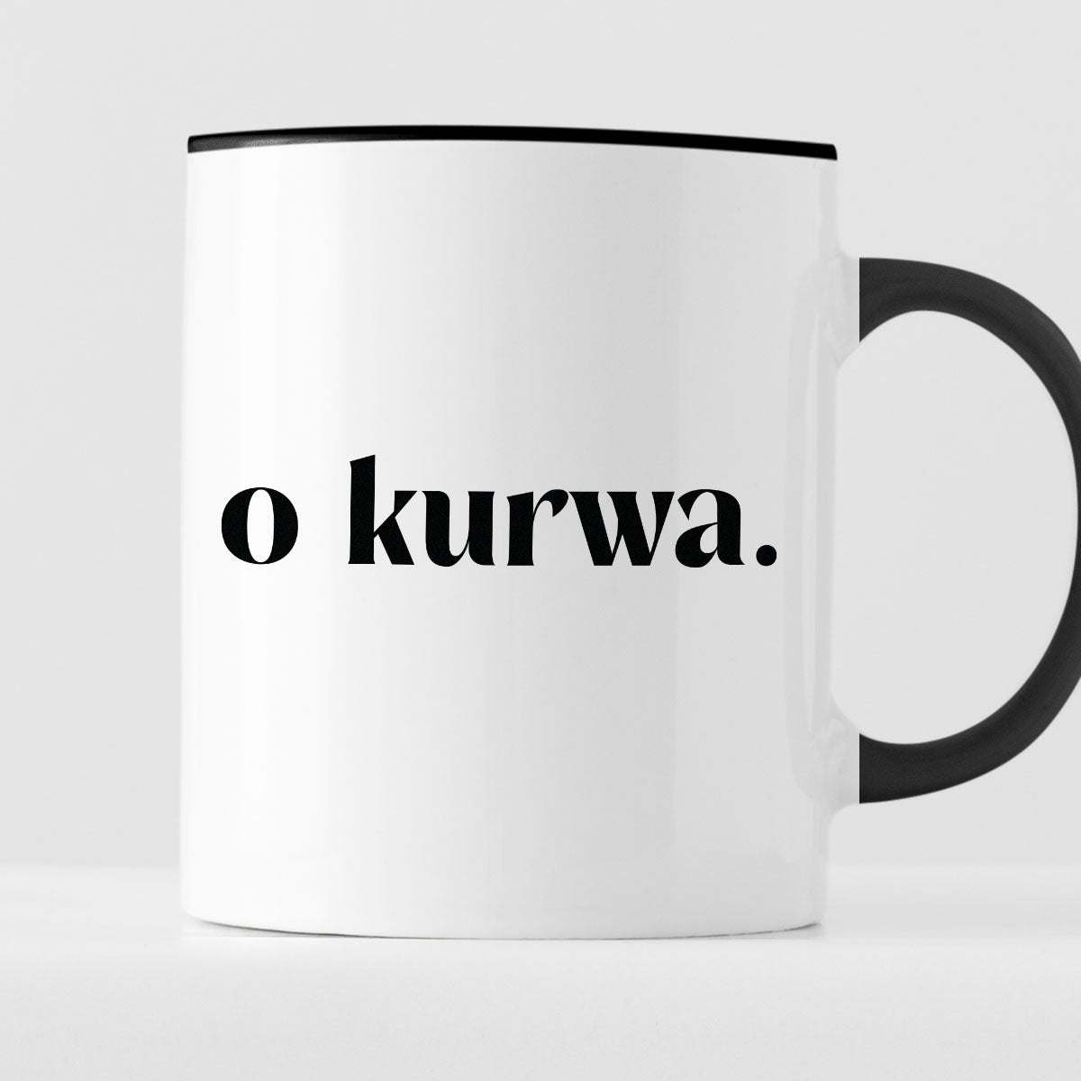Kubek z nadrukiem "o kurwa" 330 ml