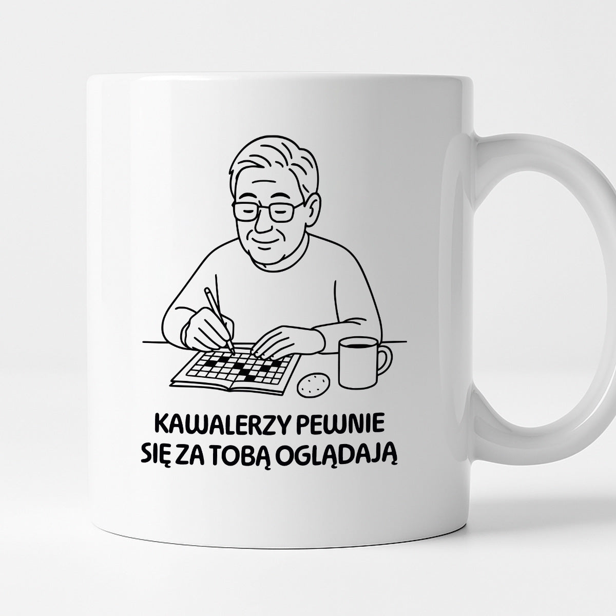 Kubek dla Babci / Dziadka - "Kawalerzy pewnie się za Tobą oglądają"