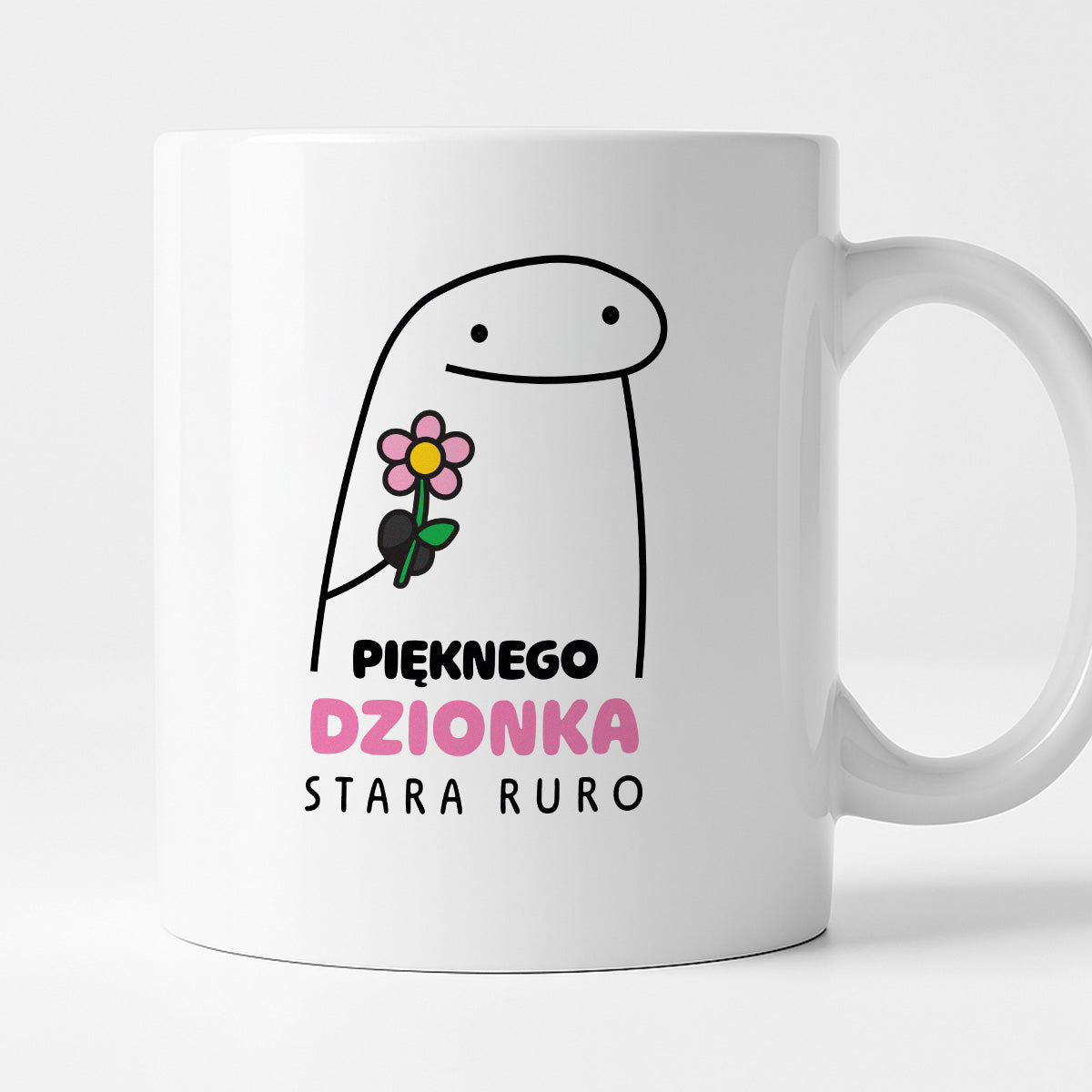 Kubek z nadrukiem - "Pięknego dzionka Stara Ruro"