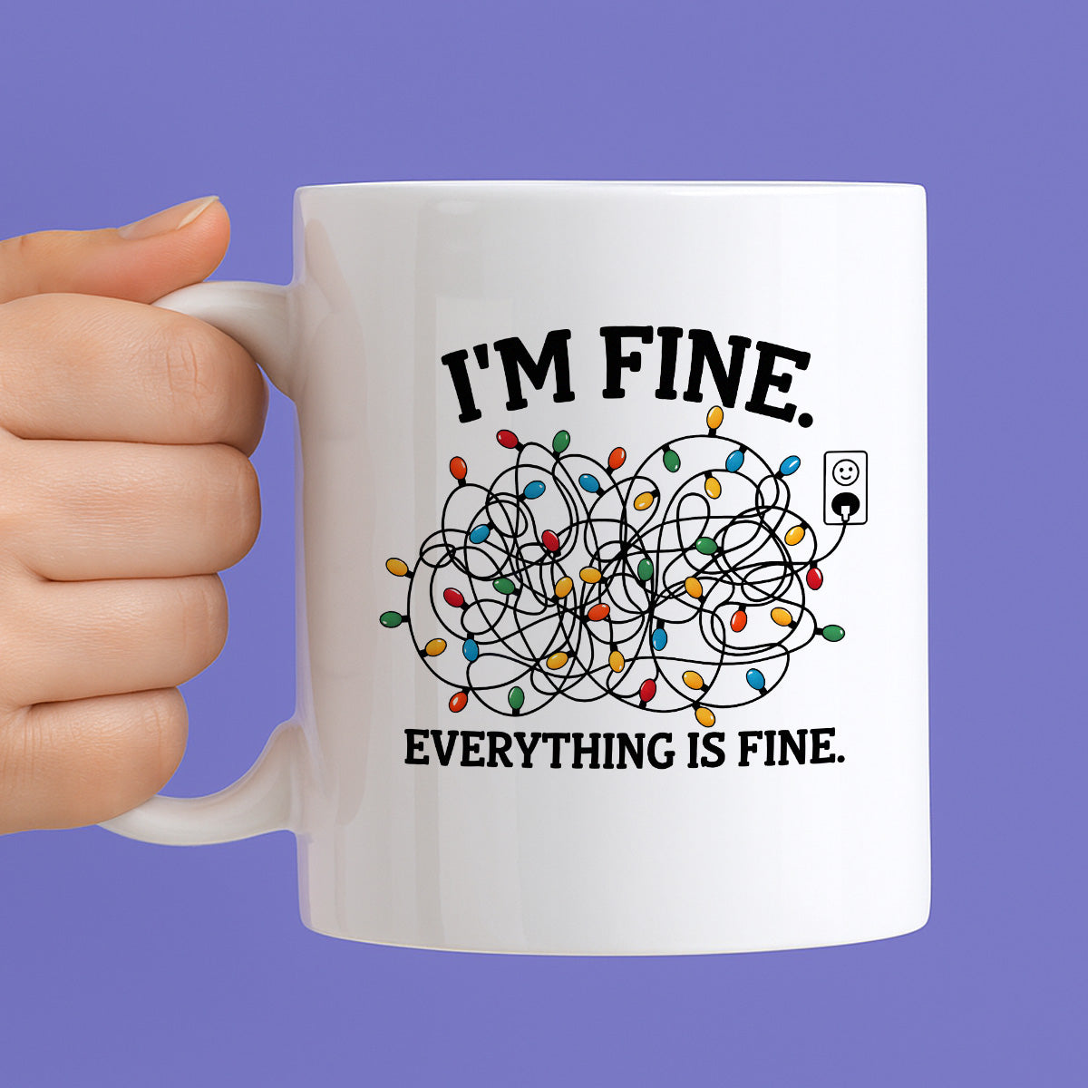 Kubek świąteczny "I'm fine. It's fine. Everything's fine."