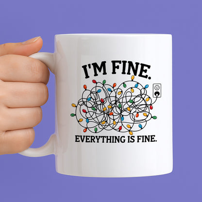 Kubek świąteczny "I'm fine. It's fine. Everything's fine."