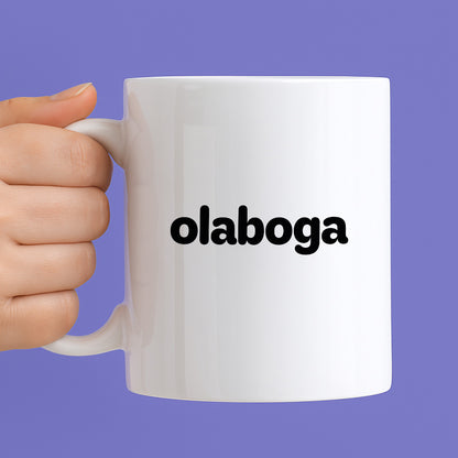 Kubek z nadrukiem - "olaboga"