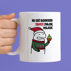 Kubek świąteczny mem "Na cos słodkiego zawsze znajdę miejsce"