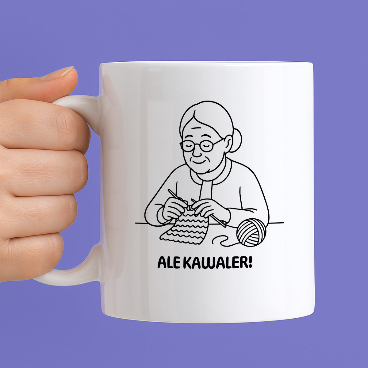 Kubek dla Babci / Dziadka - "Ale Kawaler!"