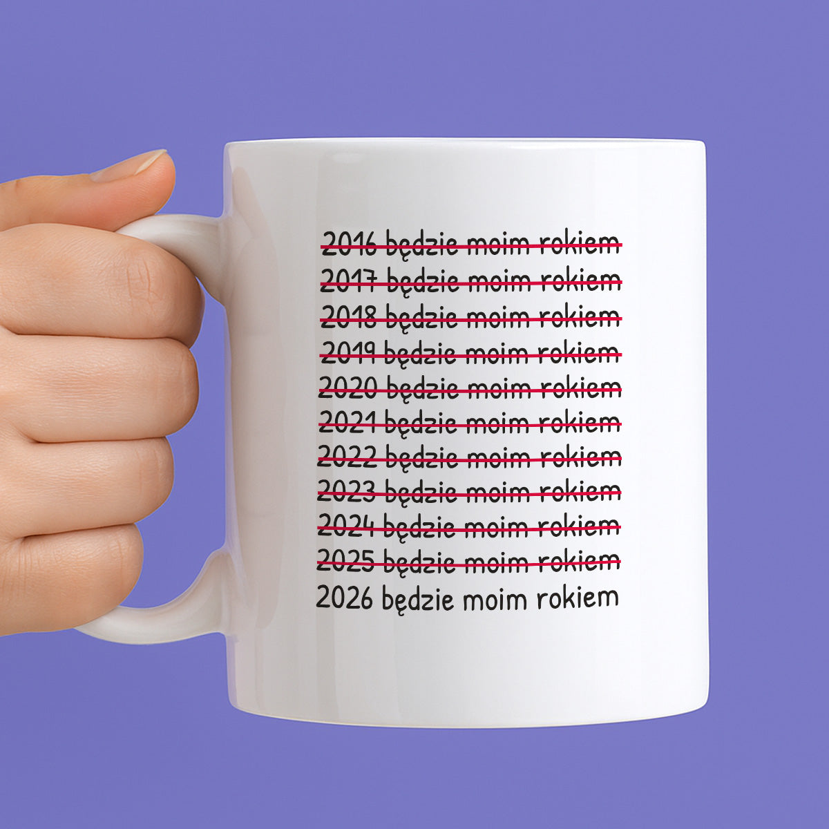 Kubek z nadrukiem - "2026 będzie moim rokiem"