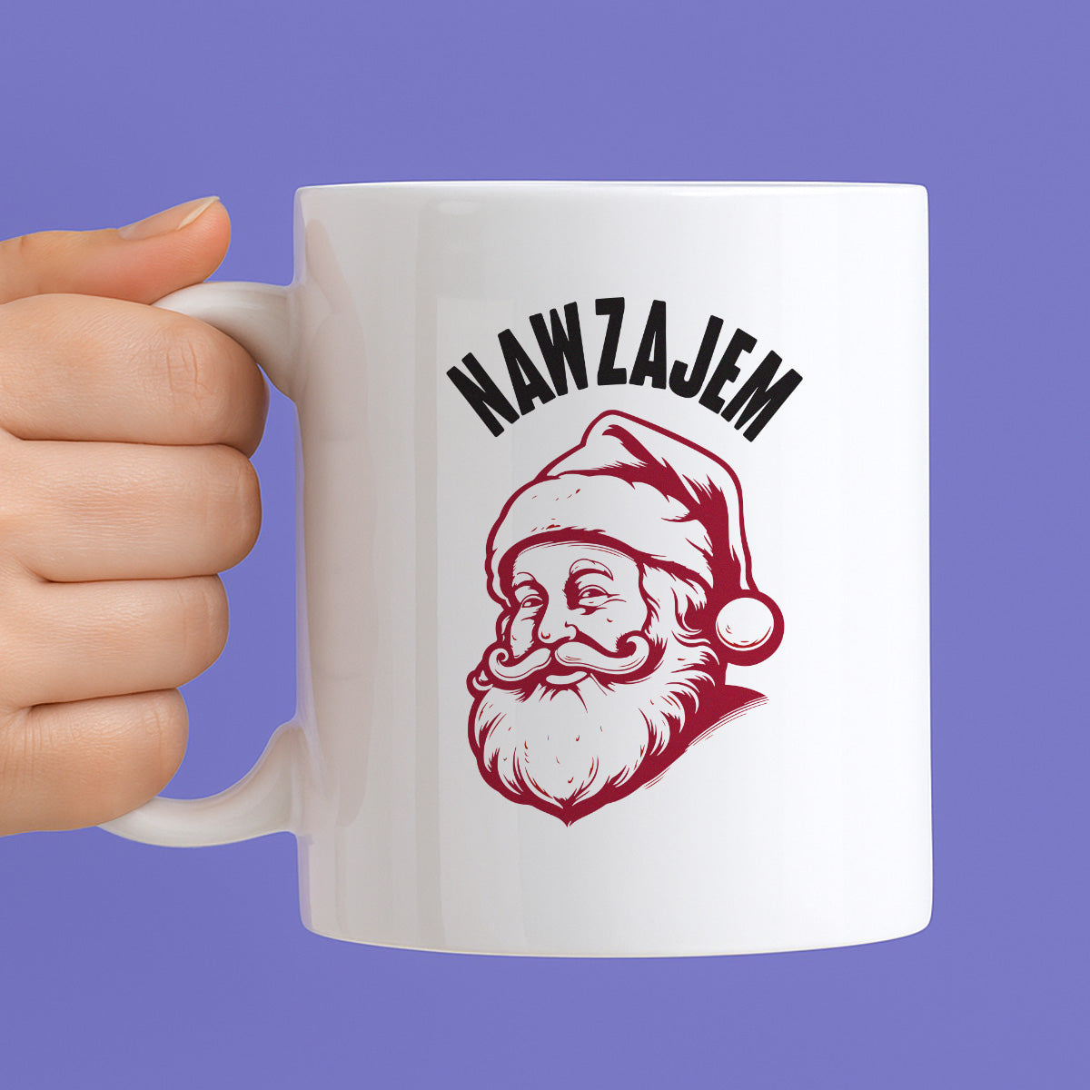 Kubek świąteczny z Mikołajem "Nawzajem"