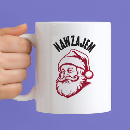 Kubek świąteczny z Mikołajem "Nawzajem"