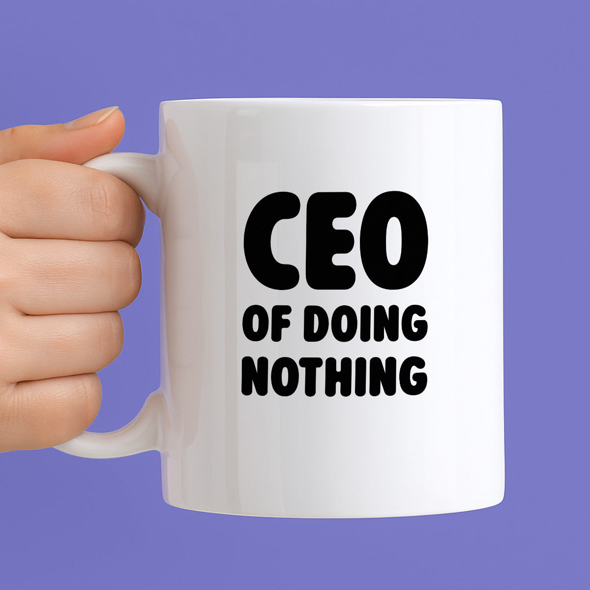 Kubek z nadrukiem - "CEO of doing nothing"