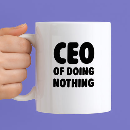 Kubek z nadrukiem - "CEO of doing nothing"