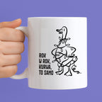 Kubek świąteczny z GĄSKĄ - "ROK W ROK, KURWA, TO SAMO"