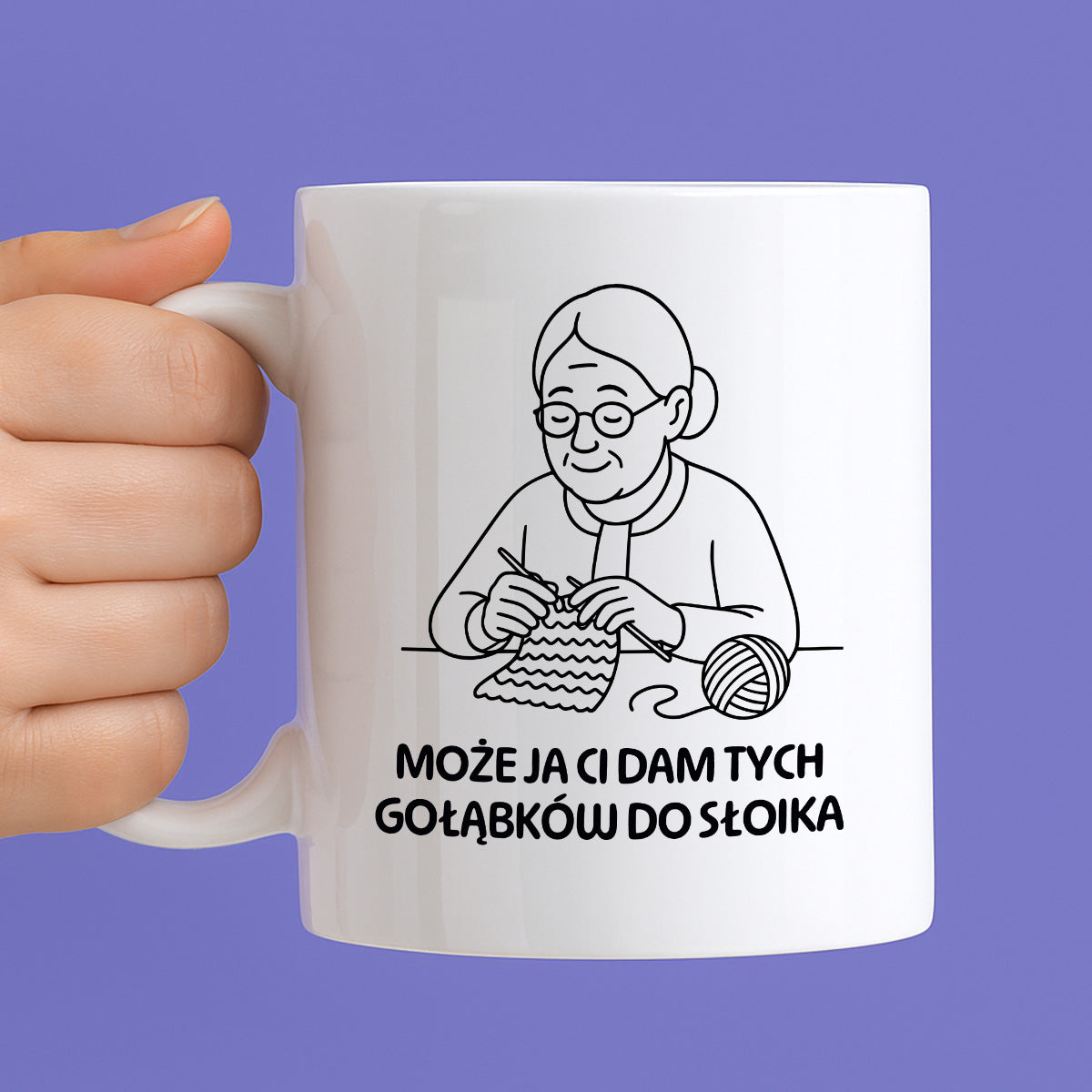 Kubek dla Babci / Dziadka - "Może ja Ci dam tych gołąbków do słoika"