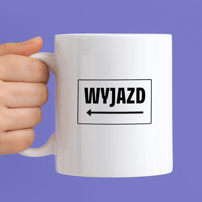 Kubek z nadrukiem - "Wyjazd"