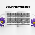 Kubek z nadrukiem - INCOGNITO / WZOREK - "No zaraz mnie pojebie" [CZARNY]