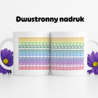 Kubek z nadrukiem - INCOGNITO / WZOREK - "No zaraz mnie pojebie" [KOLOROWY]