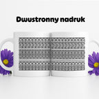 Kubek z nadrukiem - INCOGNITO / WZOREK - "Wdech i kurwa wydech" [CZARNY]