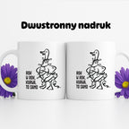 Kubek świąteczny z GĄSKĄ - "ROK W ROK, KURWA, TO SAMO"