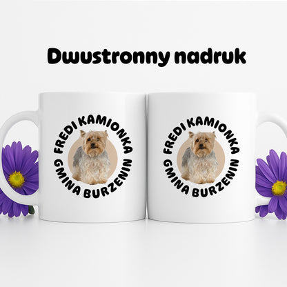 Kubek z nadrukiem - "Fredi Kamionka Gmina Burzenin"
