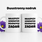 Kubek z nadrukiem - "Najlepszy generator bojowych zadań"