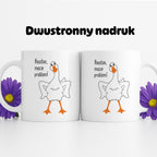 Kubek z nadrukiem - "Houston, macie problem!" GĄSKA