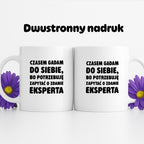 Kubek z nadrukiem - "Czasem gadam do siebie"