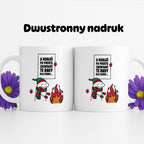 Kubek świąteczny mem "A mogłeś po prostu zachować te rady dla siebie..."