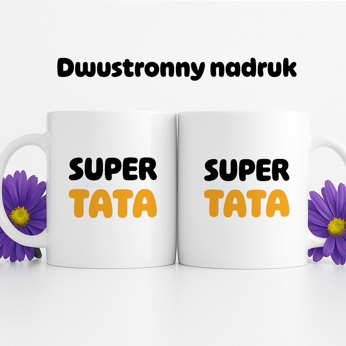 Kubek z nadrukiem - "SUPER TATA"