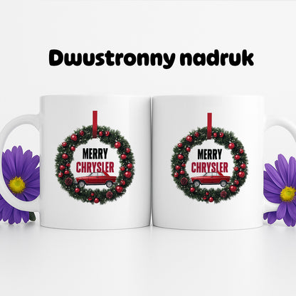 Kubek świąteczny mem "Merry Chrysler"