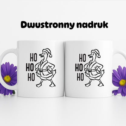 Kubek świąteczny z GĄSKĄ - "HO HO HO"