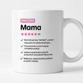 Kubek z nadrukiem - "Mama 5/5" z imieniem